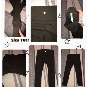 Green Lululemon Leggings!